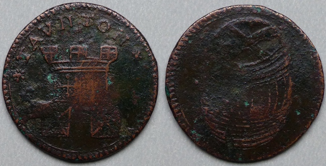 Taunton, town issue farthing